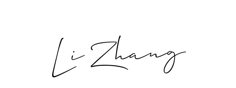 if you are searching for the best signature style for your name Li Zhang. so please give up your signature search. here we have designed multiple signature styles  using Allison_Script. Li Zhang signature style 2 images and pictures png