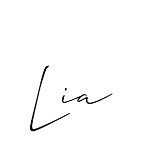 Also we have Lia name is the best signature style. Create professional handwritten signature collection using Allison_Script autograph style. Lia signature style 2 images and pictures png