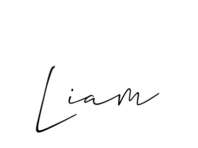 Best and Professional Signature Style for Liam. Allison_Script Best Signature Style Collection. Liam signature style 2 images and pictures png