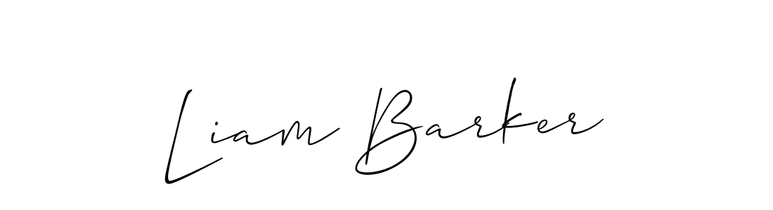 How to Draw Liam Barker signature style? Allison_Script is a latest design signature styles for name Liam Barker. Liam Barker signature style 2 images and pictures png