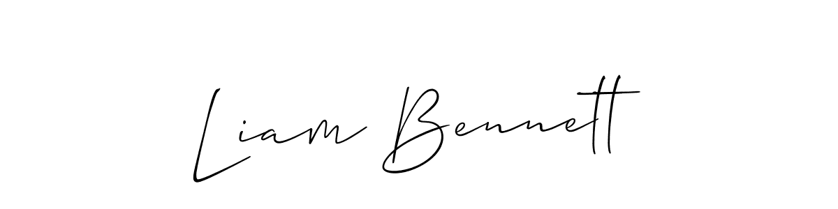 Make a beautiful signature design for name Liam Bennett. Use this online signature maker to create a handwritten signature for free. Liam Bennett signature style 2 images and pictures png