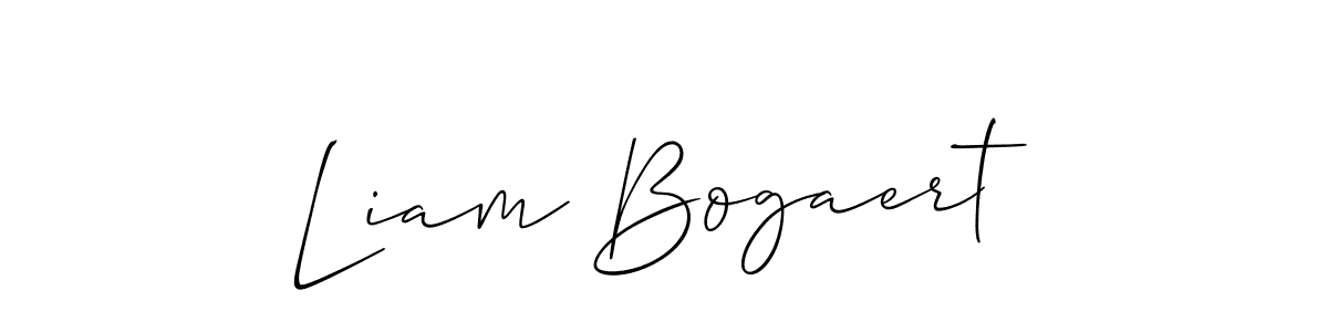 This is the best signature style for the Liam Bogaert name. Also you like these signature font (Allison_Script). Mix name signature. Liam Bogaert signature style 2 images and pictures png