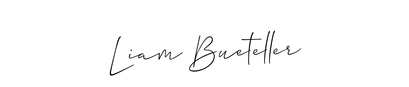 Best and Professional Signature Style for Liam Bueteller. Allison_Script Best Signature Style Collection. Liam Bueteller signature style 2 images and pictures png
