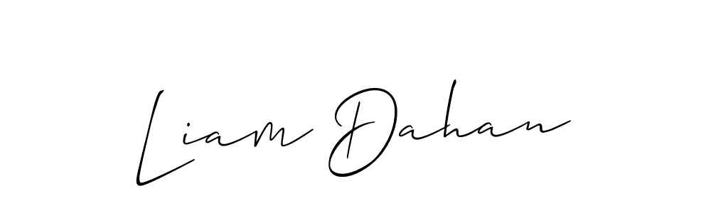 You can use this online signature creator to create a handwritten signature for the name Liam Dahan. This is the best online autograph maker. Liam Dahan signature style 2 images and pictures png