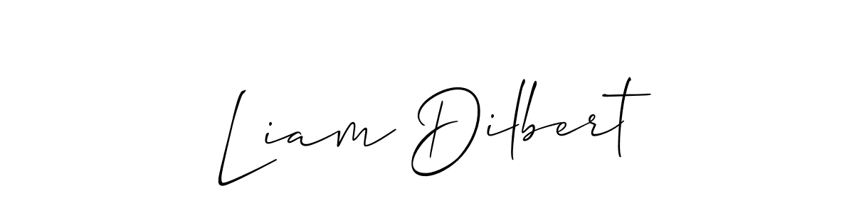 How to Draw Liam Dilbert signature style? Allison_Script is a latest design signature styles for name Liam Dilbert. Liam Dilbert signature style 2 images and pictures png