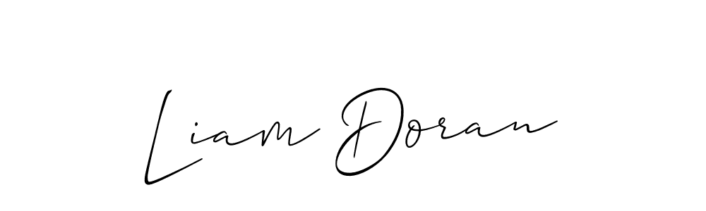 Make a short Liam Doran signature style. Manage your documents anywhere anytime using Allison_Script. Create and add eSignatures, submit forms, share and send files easily. Liam Doran signature style 2 images and pictures png