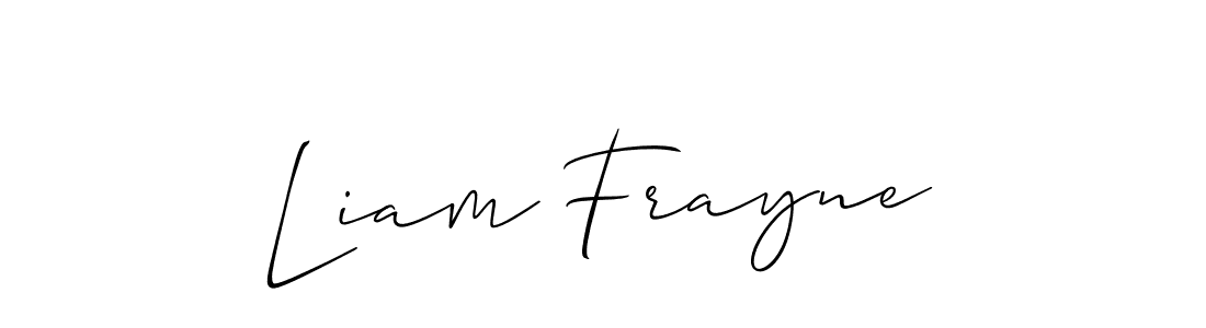 The best way (Allison_Script) to make a short signature is to pick only two or three words in your name. The name Liam Frayne include a total of six letters. For converting this name. Liam Frayne signature style 2 images and pictures png