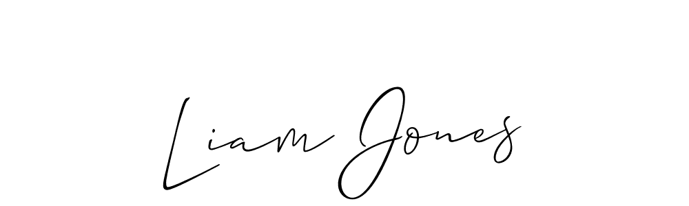 How to make Liam Jones signature? Allison_Script is a professional autograph style. Create handwritten signature for Liam Jones name. Liam Jones signature style 2 images and pictures png