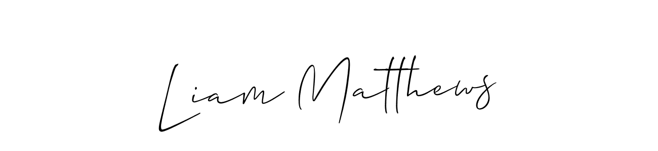 This is the best signature style for the Liam Matthews name. Also you like these signature font (Allison_Script). Mix name signature. Liam Matthews signature style 2 images and pictures png