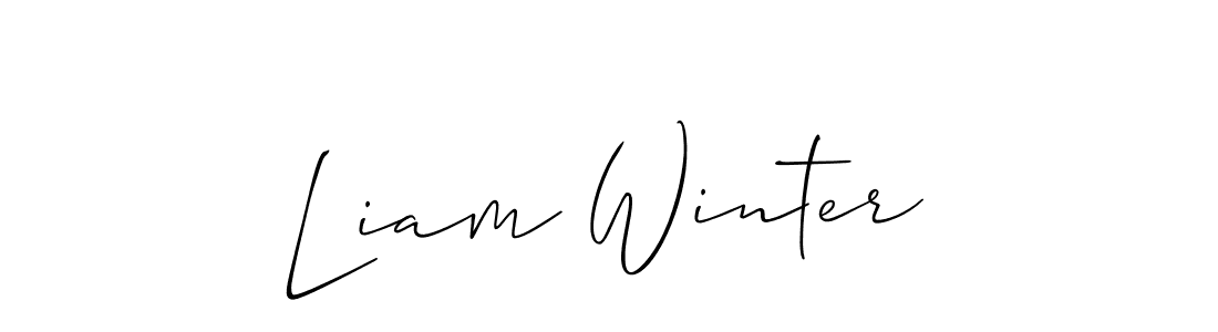 How to Draw Liam Winter signature style? Allison_Script is a latest design signature styles for name Liam Winter. Liam Winter signature style 2 images and pictures png