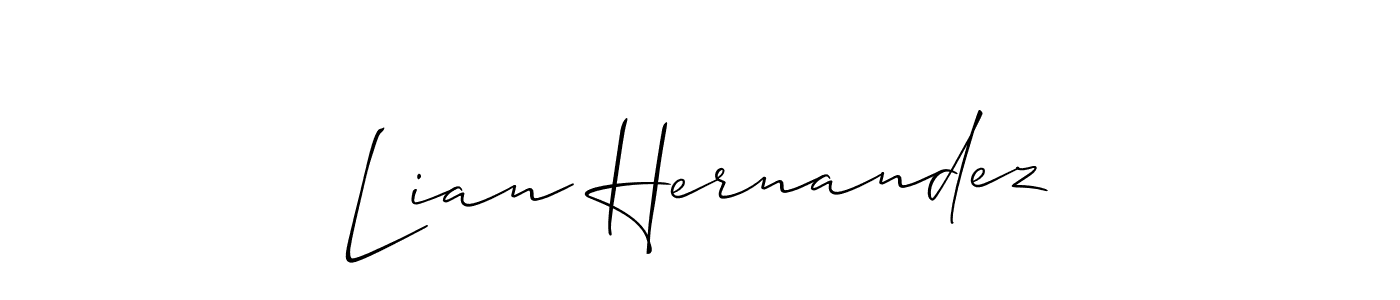 Once you've used our free online signature maker to create your best signature Allison_Script style, it's time to enjoy all of the benefits that Lian Hernandez name signing documents. Lian Hernandez signature style 2 images and pictures png