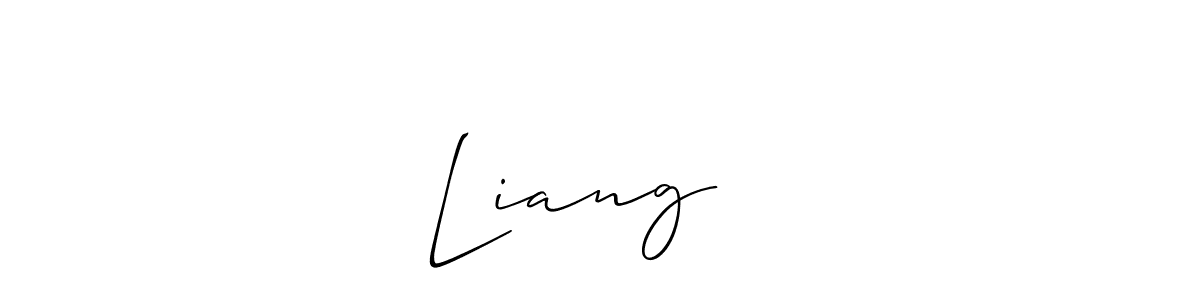 Also You can easily find your signature by using the search form. We will create Liang ❤️ name handwritten signature images for you free of cost using Allison_Script sign style. Liang ❤️ signature style 2 images and pictures png