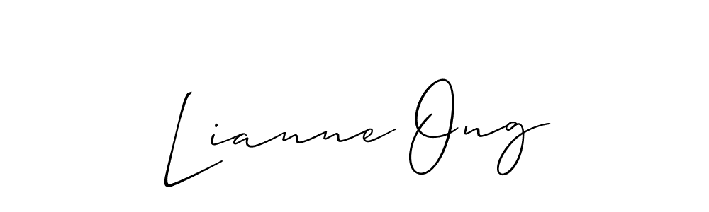 Once you've used our free online signature maker to create your best signature Allison_Script style, it's time to enjoy all of the benefits that Lianne Ong name signing documents. Lianne Ong signature style 2 images and pictures png