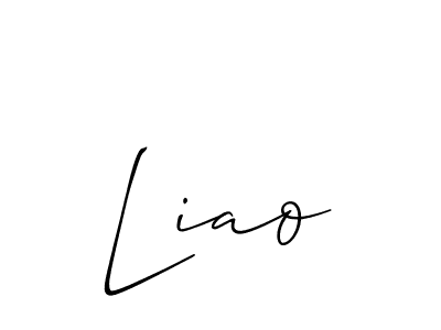 Once you've used our free online signature maker to create your best signature Allison_Script style, it's time to enjoy all of the benefits that Liao name signing documents. Liao signature style 2 images and pictures png