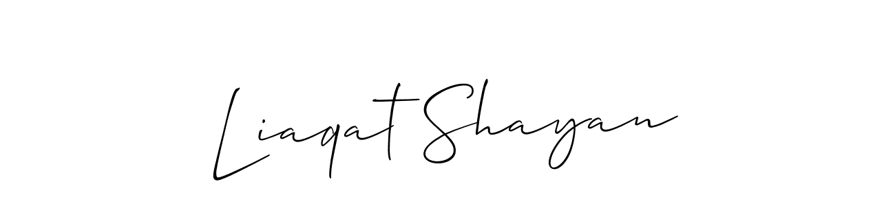 Make a beautiful signature design for name Liaqat Shayan. Use this online signature maker to create a handwritten signature for free. Liaqat Shayan signature style 2 images and pictures png