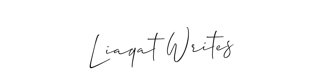 See photos of Liaqat Writes official signature by Spectra . Check more albums & portfolios. Read reviews & check more about Allison_Script font. Liaqat Writes signature style 2 images and pictures png