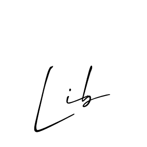 How to make Lib name signature. Use Allison_Script style for creating short signs online. This is the latest handwritten sign. Lib signature style 2 images and pictures png