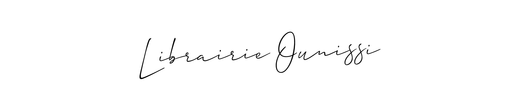 Here are the top 10 professional signature styles for the name Librairie Ounissi. These are the best autograph styles you can use for your name. Librairie Ounissi signature style 2 images and pictures png