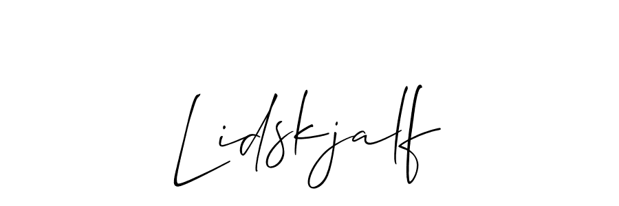 Similarly Allison_Script is the best handwritten signature design. Signature creator online .You can use it as an online autograph creator for name Lidskjalf. Lidskjalf signature style 2 images and pictures png
