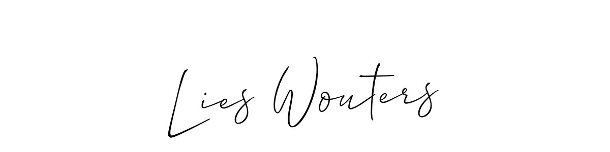 Make a short Lies Wouters signature style. Manage your documents anywhere anytime using Allison_Script. Create and add eSignatures, submit forms, share and send files easily. Lies Wouters signature style 2 images and pictures png