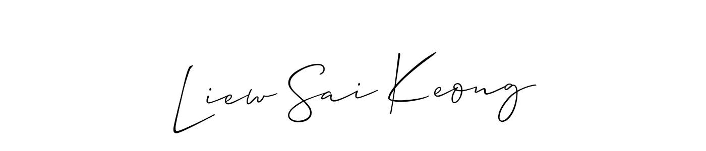 You can use this online signature creator to create a handwritten signature for the name Liew Sai Keong. This is the best online autograph maker. Liew Sai Keong signature style 2 images and pictures png