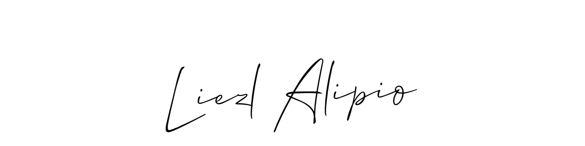 You can use this online signature creator to create a handwritten signature for the name Liezl Alipio. This is the best online autograph maker. Liezl Alipio signature style 2 images and pictures png
