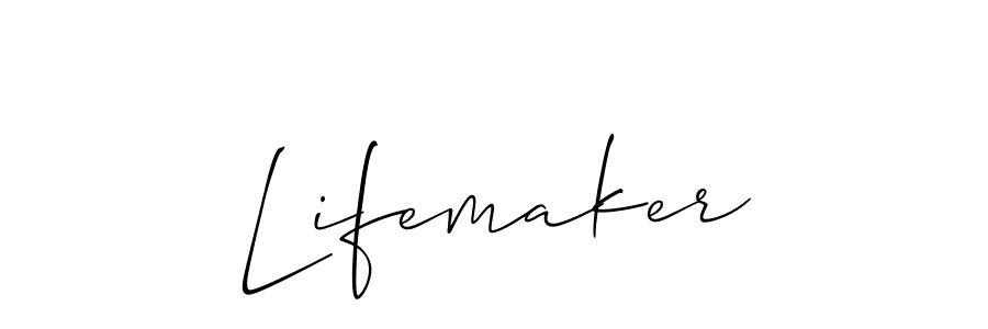 Design your own signature with our free online signature maker. With this signature software, you can create a handwritten (Allison_Script) signature for name Lifemaker. Lifemaker signature style 2 images and pictures png