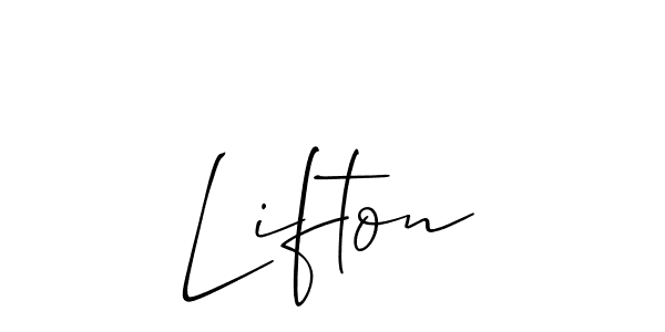 if you are searching for the best signature style for your name Lifton. so please give up your signature search. here we have designed multiple signature styles  using Allison_Script. Lifton signature style 2 images and pictures png