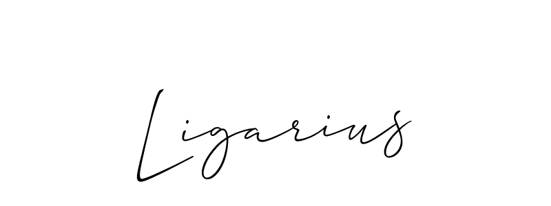 You should practise on your own different ways (Allison_Script) to write your name (Ligarius) in signature. don't let someone else do it for you. Ligarius signature style 2 images and pictures png