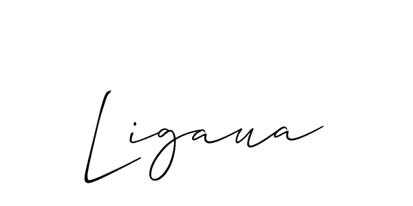 Also we have Ligaua name is the best signature style. Create professional handwritten signature collection using Allison_Script autograph style. Ligaua signature style 2 images and pictures png