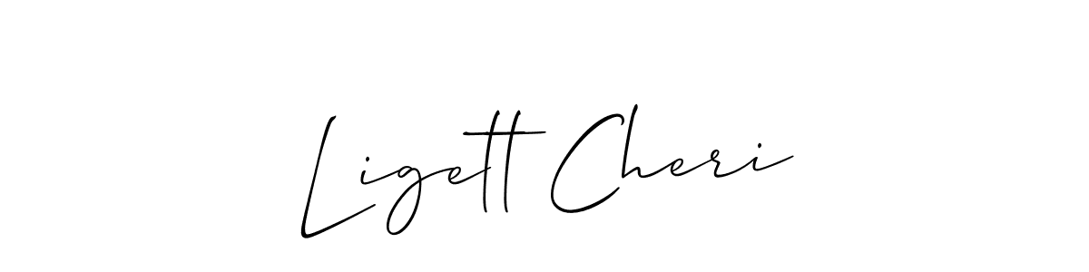 Also we have Ligett Cheri name is the best signature style. Create professional handwritten signature collection using Allison_Script autograph style. Ligett Cheri signature style 2 images and pictures png