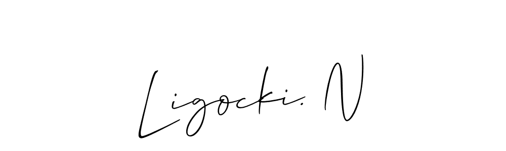 Here are the top 10 professional signature styles for the name Ligocki. N. These are the best autograph styles you can use for your name. Ligocki. N signature style 2 images and pictures png