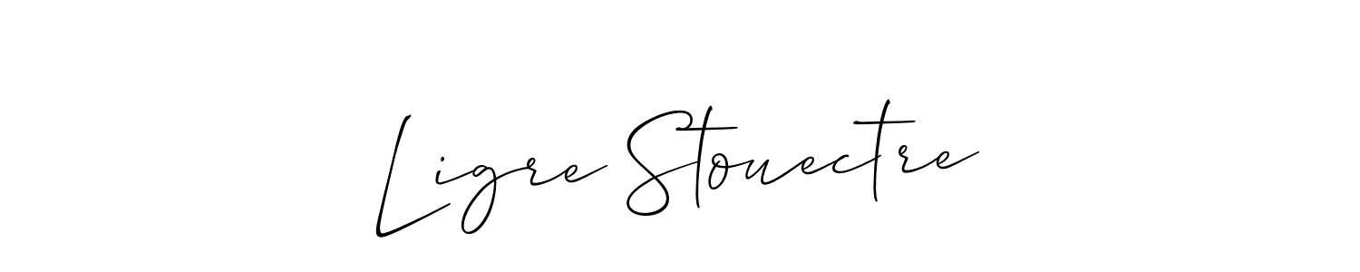 Allison_Script is a professional signature style that is perfect for those who want to add a touch of class to their signature. It is also a great choice for those who want to make their signature more unique. Get Ligre Stouectre name to fancy signature for free. Ligre Stouectre signature style 2 images and pictures png