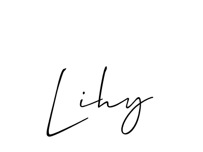 Make a beautiful signature design for name Lihy. Use this online signature maker to create a handwritten signature for free. Lihy signature style 2 images and pictures png