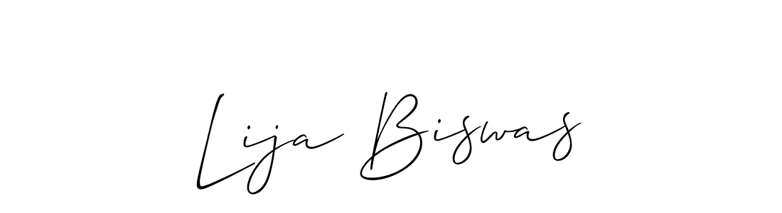 Once you've used our free online signature maker to create your best signature Allison_Script style, it's time to enjoy all of the benefits that Lija Biswas name signing documents. Lija Biswas signature style 2 images and pictures png