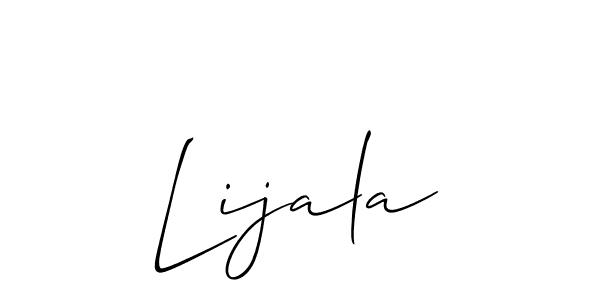 The best way (Allison_Script) to make a short signature is to pick only two or three words in your name. The name Lijala include a total of six letters. For converting this name. Lijala signature style 2 images and pictures png