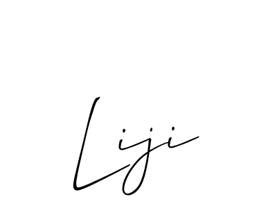 Similarly Allison_Script is the best handwritten signature design. Signature creator online .You can use it as an online autograph creator for name Liji. Liji signature style 2 images and pictures png