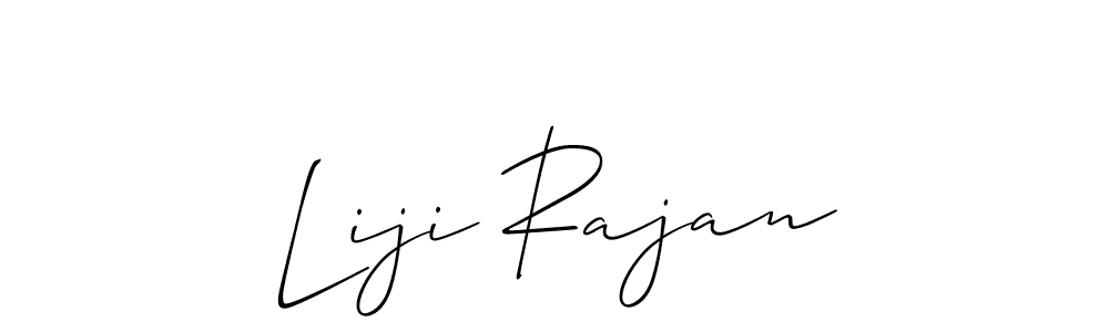 You can use this online signature creator to create a handwritten signature for the name Liji Rajan. This is the best online autograph maker. Liji Rajan signature style 2 images and pictures png
