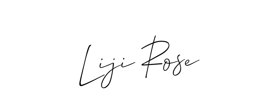 Make a beautiful signature design for name Liji Rose. Use this online signature maker to create a handwritten signature for free. Liji Rose signature style 2 images and pictures png