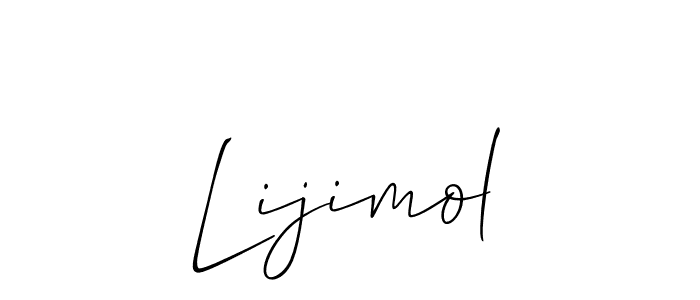 Make a beautiful signature design for name Lijimol. Use this online signature maker to create a handwritten signature for free. Lijimol signature style 2 images and pictures png