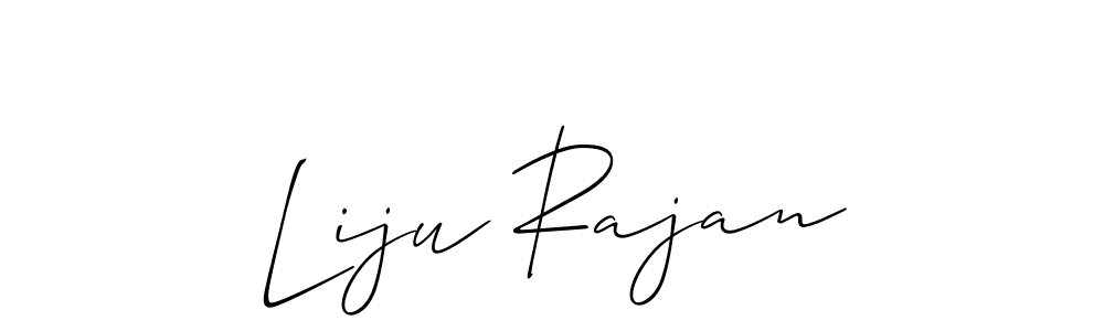 It looks lik you need a new signature style for name Liju Rajan. Design unique handwritten (Allison_Script) signature with our free signature maker in just a few clicks. Liju Rajan signature style 2 images and pictures png