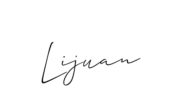 if you are searching for the best signature style for your name Lijuan. so please give up your signature search. here we have designed multiple signature styles  using Allison_Script. Lijuan signature style 2 images and pictures png