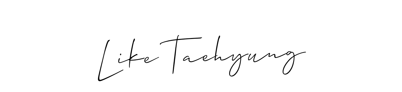 You can use this online signature creator to create a handwritten signature for the name Like Taehyung. This is the best online autograph maker. Like Taehyung signature style 2 images and pictures png