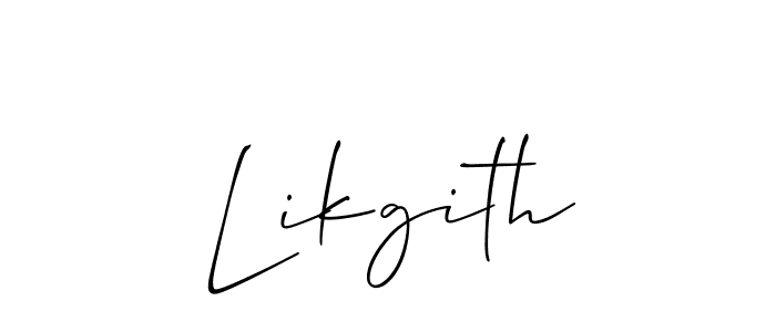 Once you've used our free online signature maker to create your best signature Allison_Script style, it's time to enjoy all of the benefits that Likgith name signing documents. Likgith signature style 2 images and pictures png