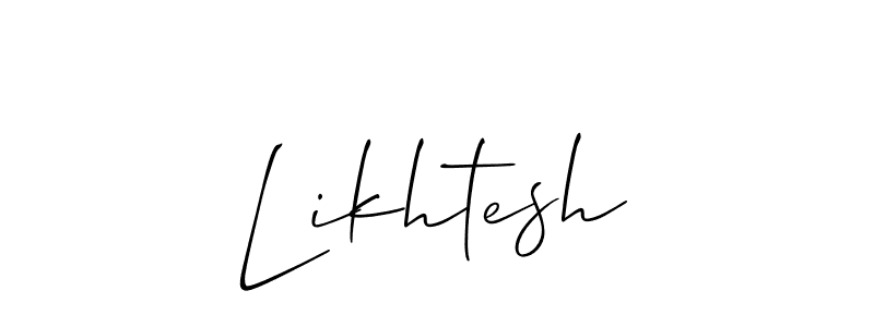 Once you've used our free online signature maker to create your best signature Allison_Script style, it's time to enjoy all of the benefits that Likhtesh name signing documents. Likhtesh signature style 2 images and pictures png