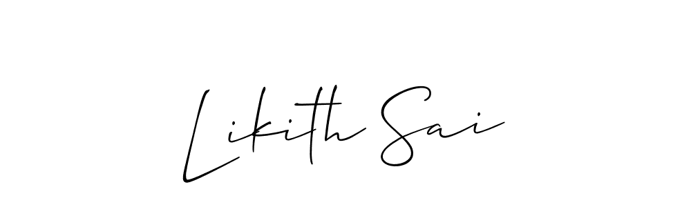 Once you've used our free online signature maker to create your best signature Allison_Script style, it's time to enjoy all of the benefits that Likith Sai name signing documents. Likith Sai signature style 2 images and pictures png