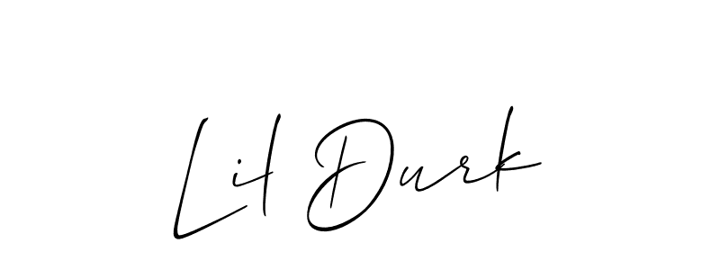 Once you've used our free online signature maker to create your best signature Allison_Script style, it's time to enjoy all of the benefits that Lil Durk name signing documents. Lil Durk signature style 2 images and pictures png