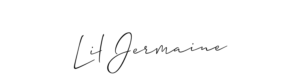 Also You can easily find your signature by using the search form. We will create Lil Jermaine name handwritten signature images for you free of cost using Allison_Script sign style. Lil Jermaine signature style 2 images and pictures png