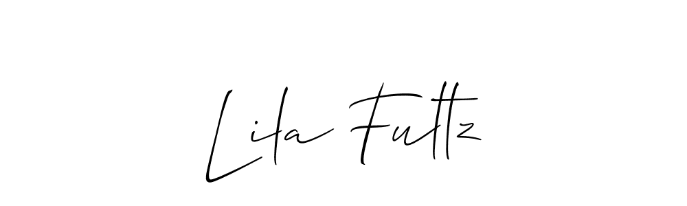 Best and Professional Signature Style for Lila Fultz. Allison_Script Best Signature Style Collection. Lila Fultz signature style 2 images and pictures png