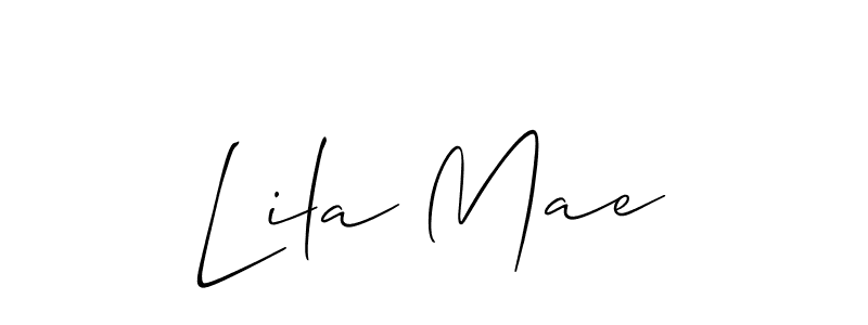 How to make Lila Mae signature? Allison_Script is a professional autograph style. Create handwritten signature for Lila Mae name. Lila Mae signature style 2 images and pictures png
